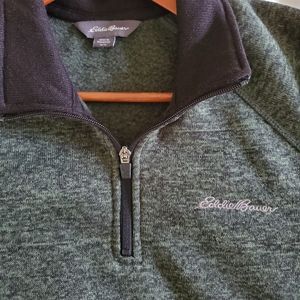 Eddie Bauer 1/4 Zip Pullover, Size Medium